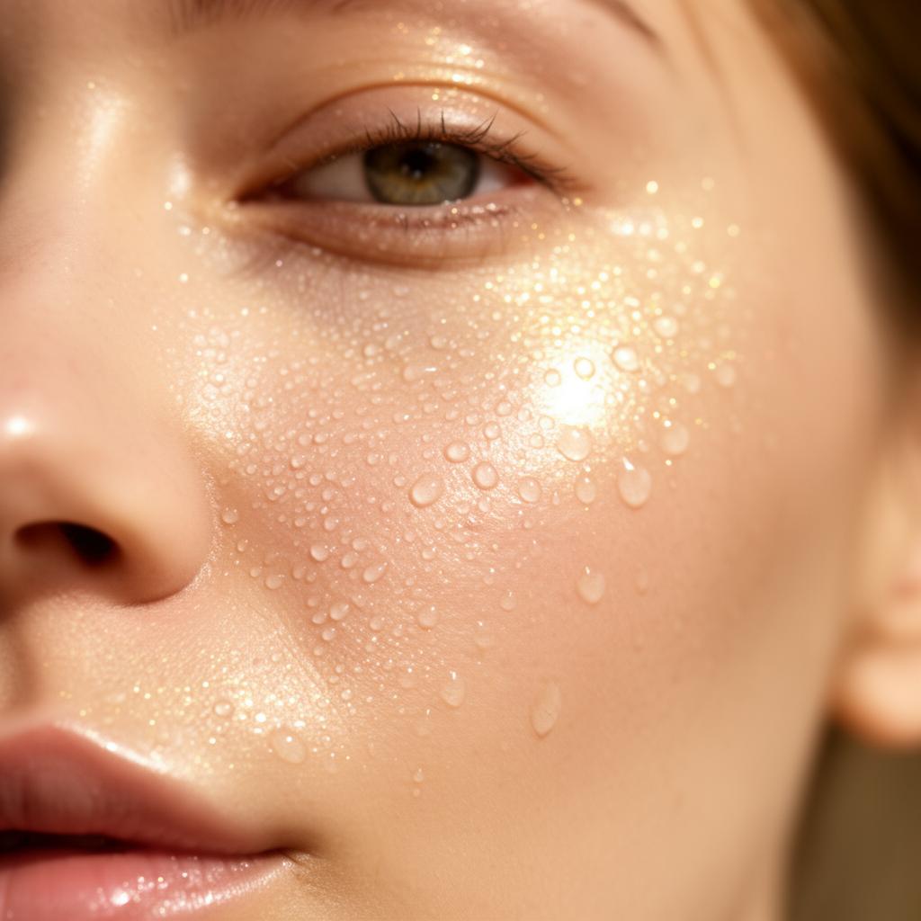 Close-up of luminous skin demonstrating SkinPen results.